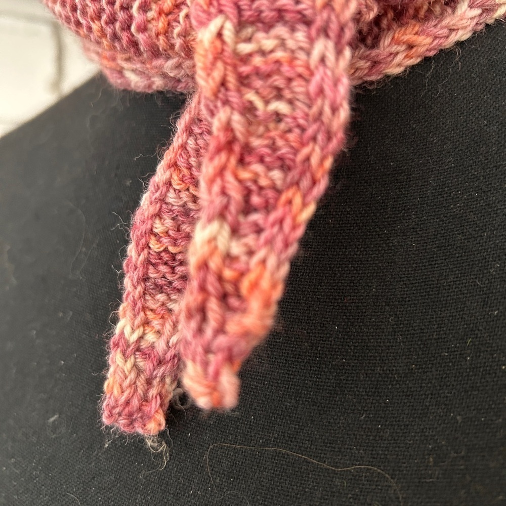 Hand Knit Sophie Scarf in Merino/Cashmere/Poly Wool O/S - Picture 3 of 8